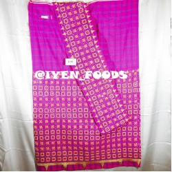A145 KAIN TAPIS BINTANG BAHAN PINK BENANG PLINTIR